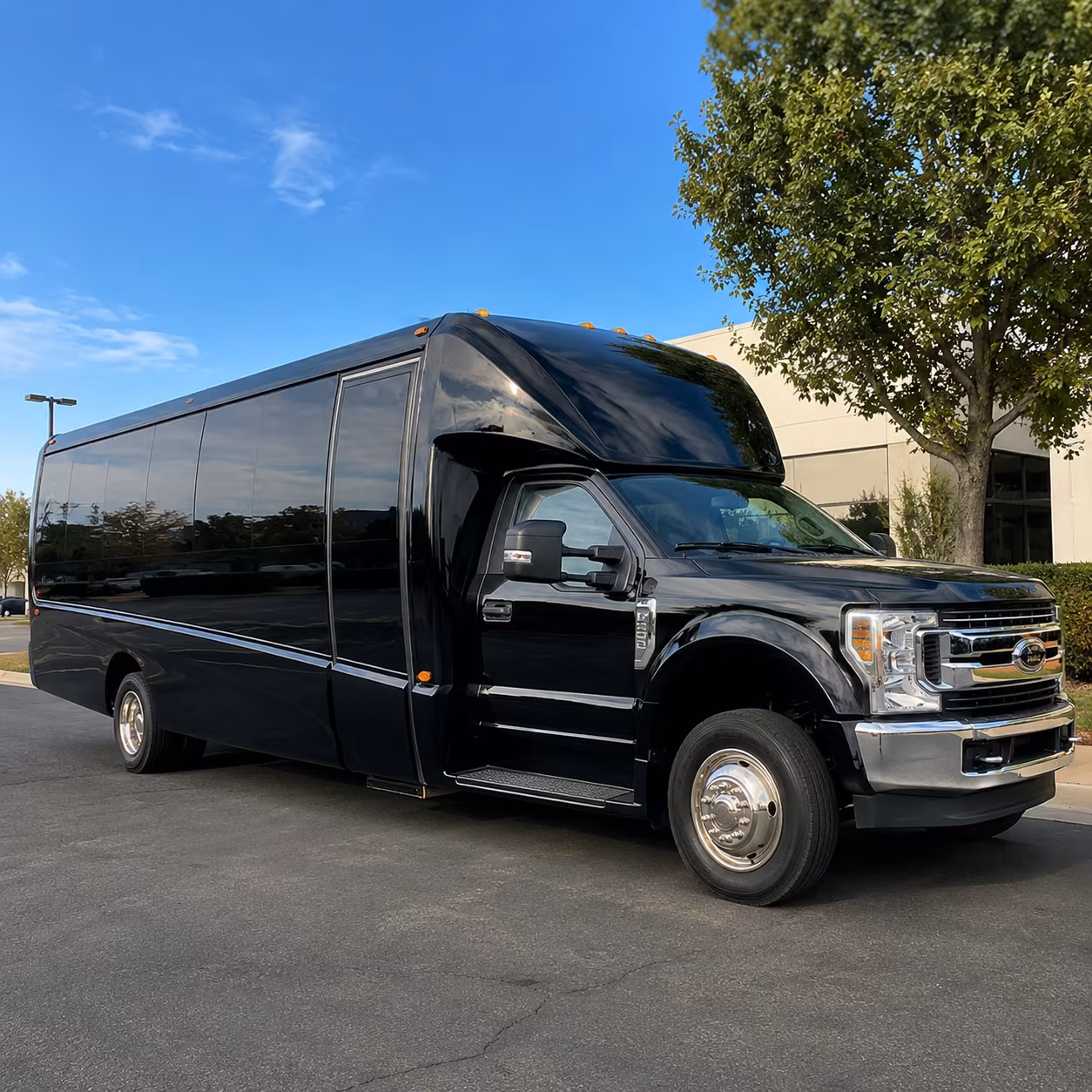 san ramon corporate event transportation onboard seating